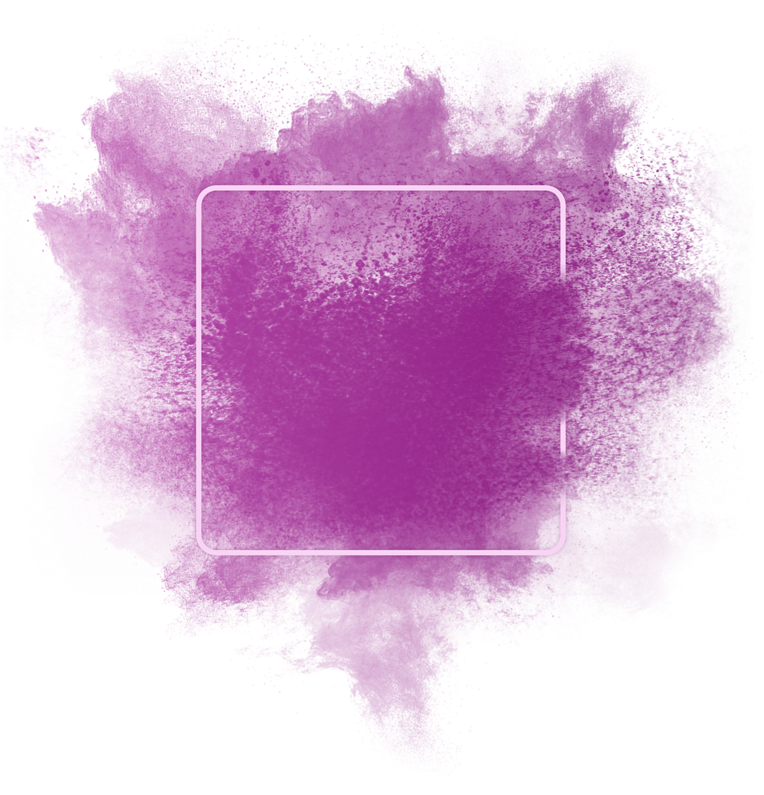 Pink powder frame