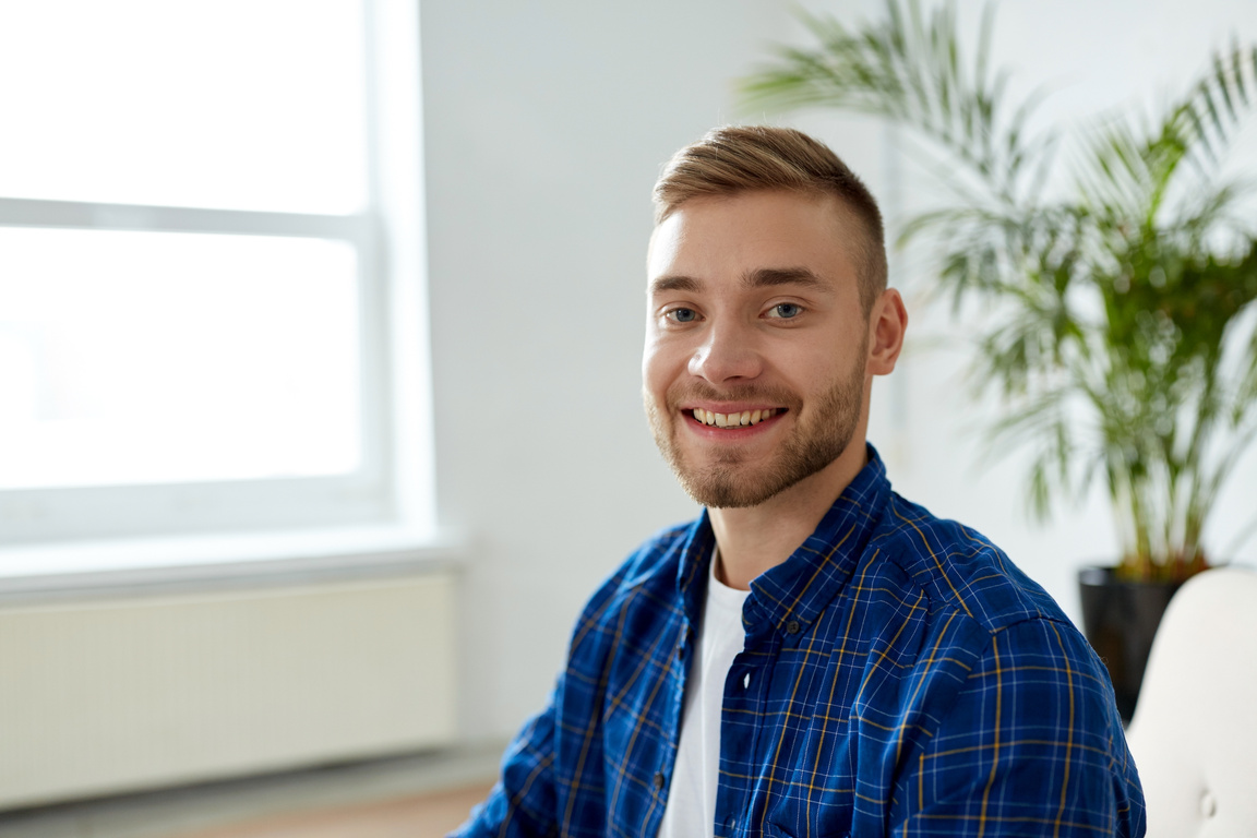 Young Man at Office